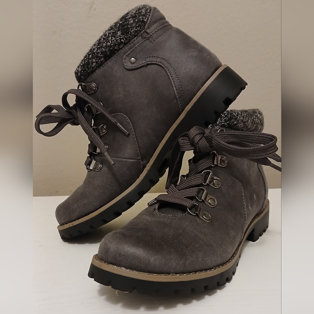 Sonoma Gray Winter Boots Rugged Design